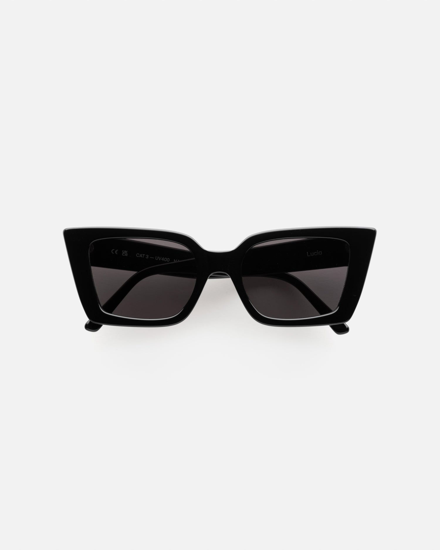 LU—GOLDIE Lucia Sunglasses in Black – Lu Goldie display picture 2