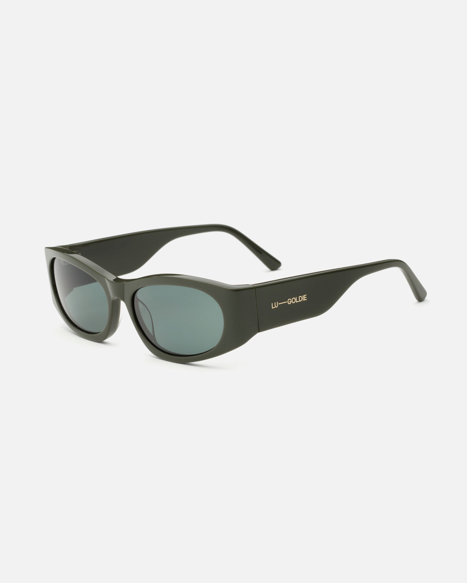 Romy Sunglasses in Moss by LU GOLDIE Eyewear