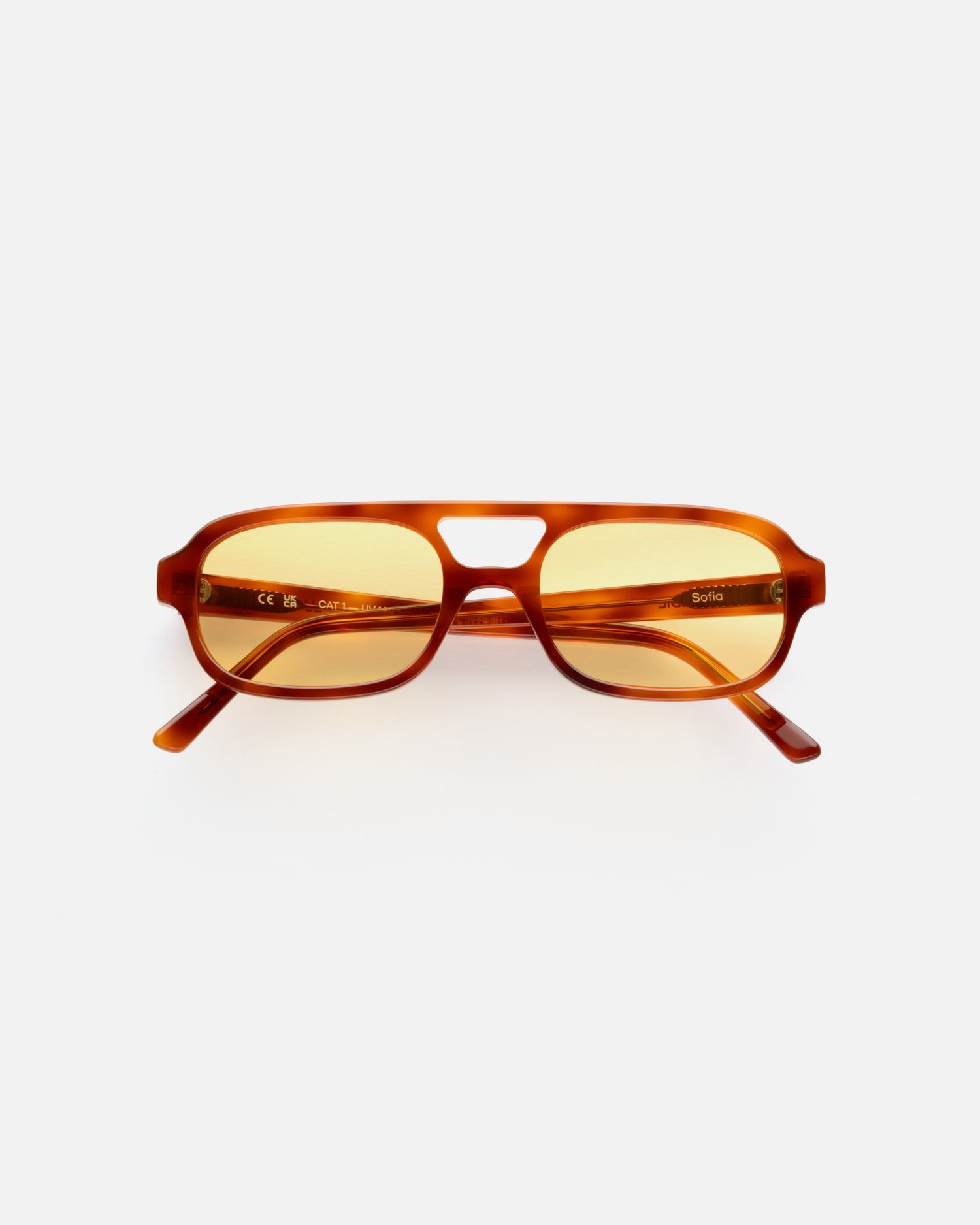 Lu Goldie Sofia sunglasses in golden brown Lu Goldie Women main image 2
