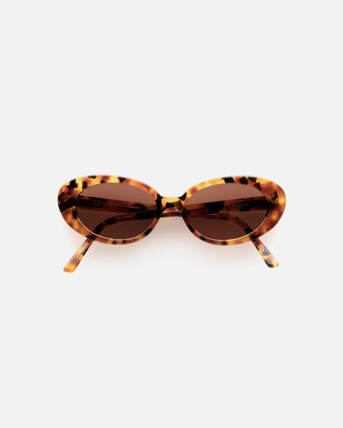 LU—GOLDIE Jeanne Sunglasses in Tortoise – Lu Goldie display picture 1