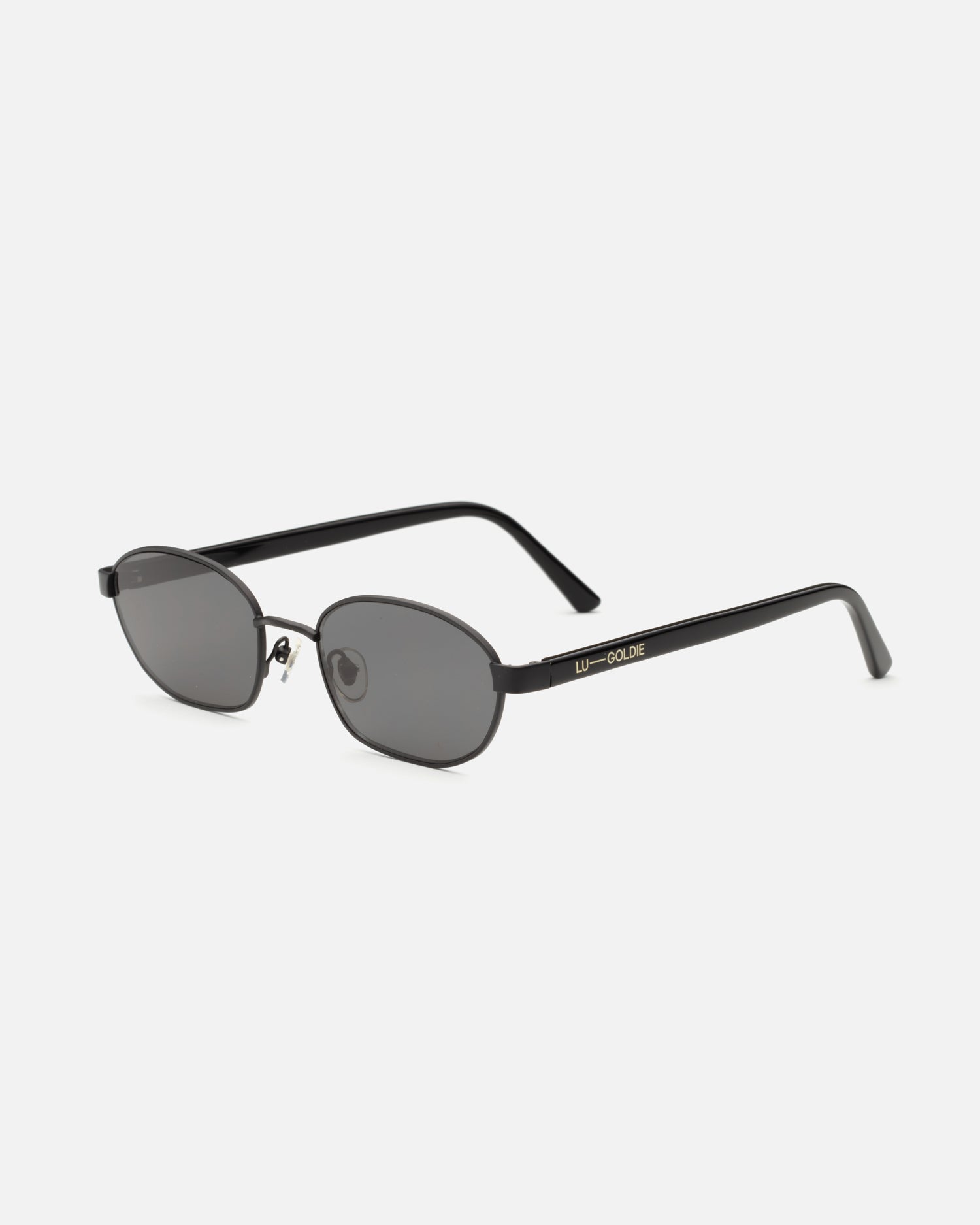 Lara Sunglasses in Black by LU GOLDIE Eyewear
