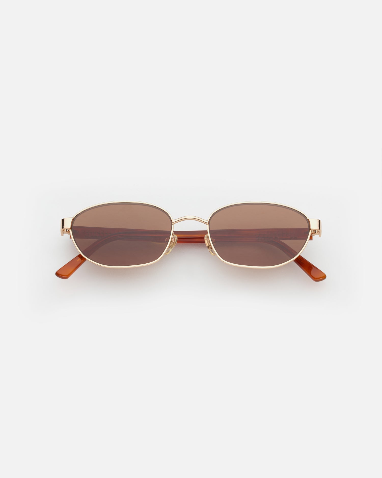 Lara Sunglasses in Chestnut by LU GOLDIE Eyewear