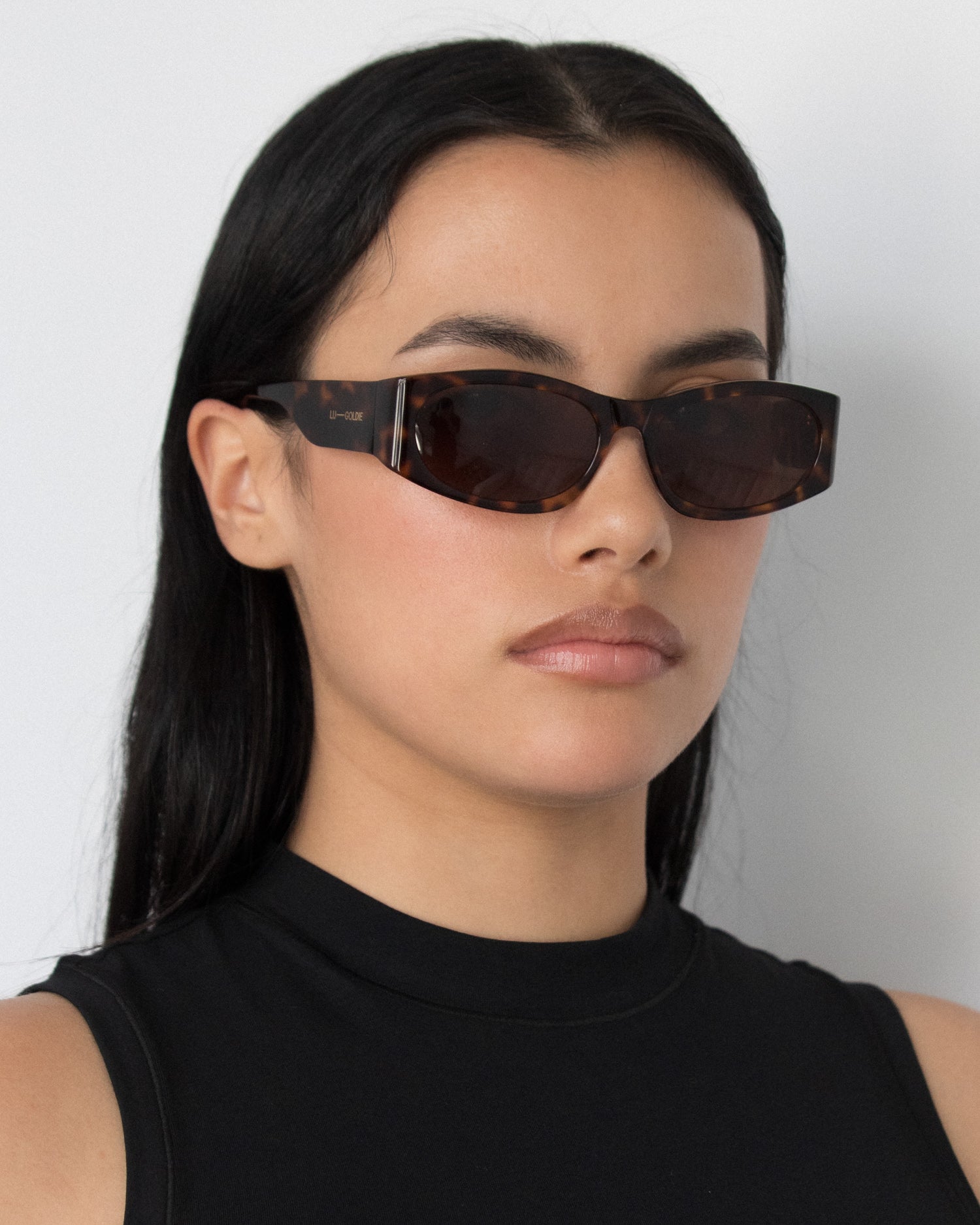Romy Sunglasses in Tort by LU GOLDIE Eyewear