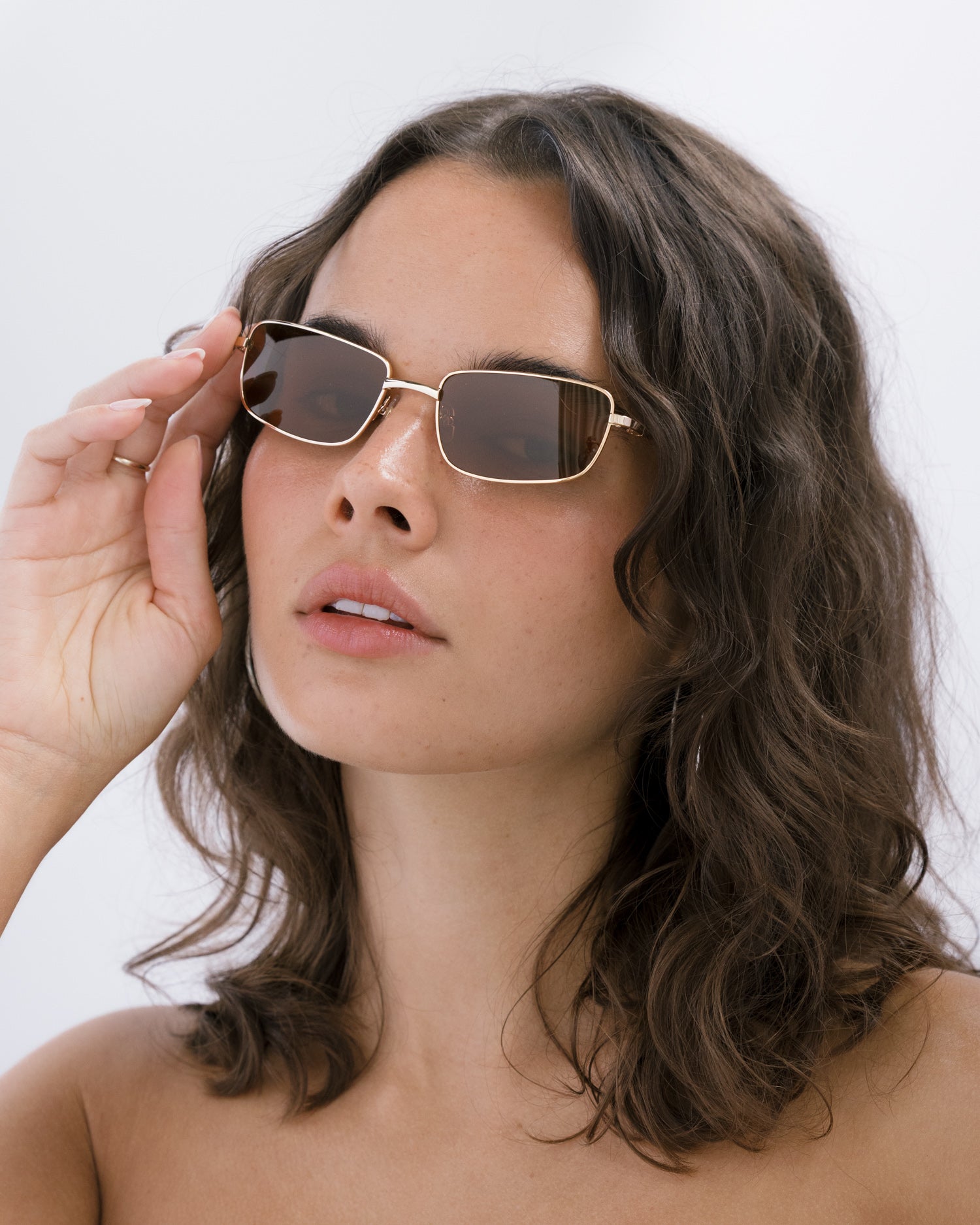 LU—GOLDIE Yuki Sunglasses in Coffee – Lu Goldie